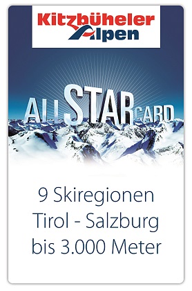 Keycard Kitzbüheler Alpen AllStarCard_DE