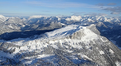 Kitzbüheler Alpen - PillerseeTal - Waidring - Steinplatte - Skigebiet - Flugaufnahme © TVB PillerseeTal