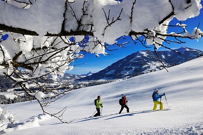 Ferienregion Hohe Salve: Schneeschuhwandern rund um die Hohe Salve