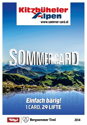 Titelbild van de folder Kitzbüheler Alpen Sommer Card 2014